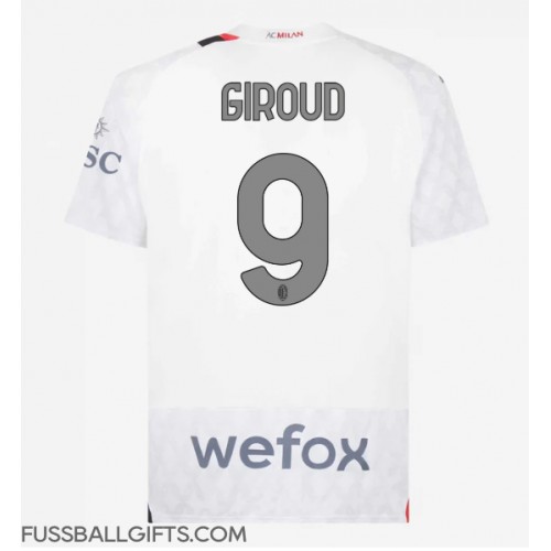 AC Milan Olivier Giroud #9 Fußballbekleidung Auswärtstrikot 2023-24 Kurzarm